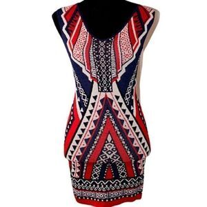 Forever 21 Knit Sweater Bodycon Dress Aztec